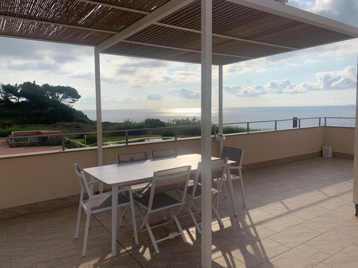 Incanto Sul Mare Con Enorme Terrazza E Piscina Черво Экстерьер фото