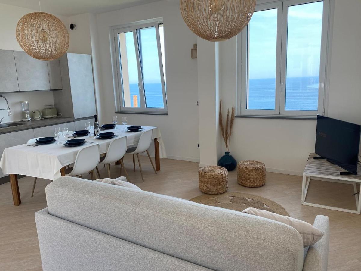 Incanto Sul Mare Con Enorme Terrazza E Piscina Черво Экстерьер фото
