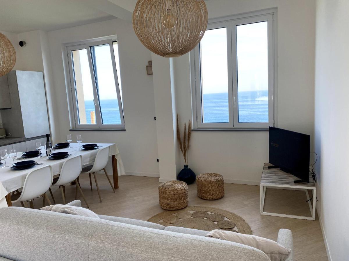 Incanto Sul Mare Con Enorme Terrazza E Piscina Черво Экстерьер фото